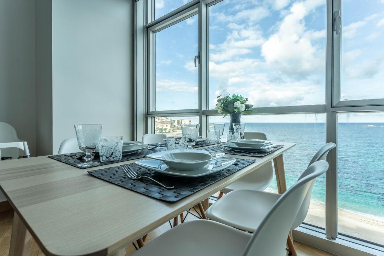 Apartamento En Primera Linea De Playa Riazor 아 코루냐 외부 사진